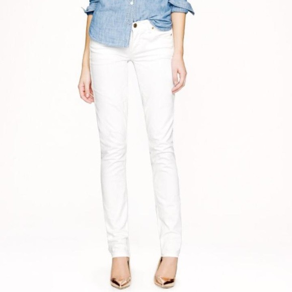 J. Crew Denim - J Crew Matchstick White Jeans